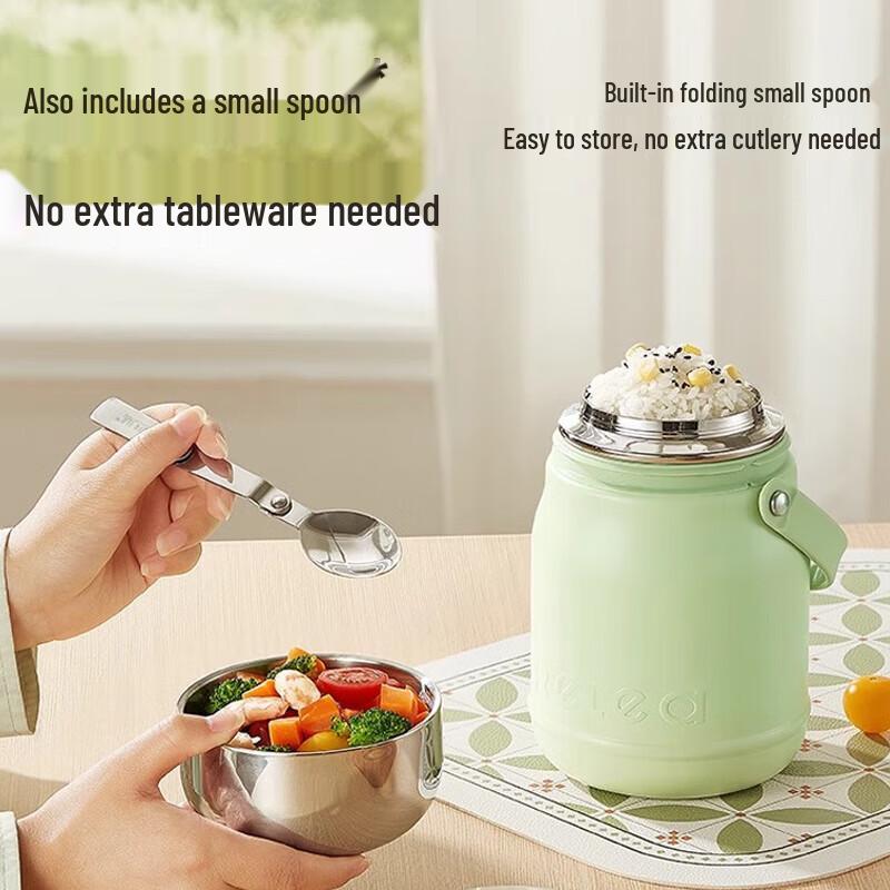 RELEA 1200ml Pine Green Thermal Food Jar