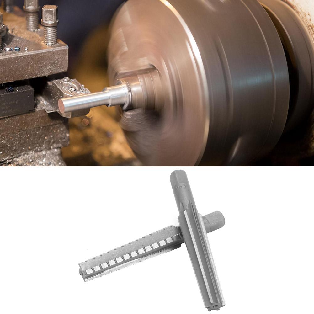 2pcs HSS MT2 Taper Fine Rough Reamer Cutter Tool Set Straight Shank 1.5x12.5cm