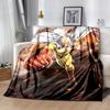 One Punch Man Print Flannel Blanket, High Quality Comfortable for All Seasons, Home Decor, Warmth and Comfort, Perfect for Christmas Gifts
