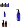1pcs 250ml Plastic Pump Bottles Shampoo Shower Gel Jars Storage Containers For Facial Water And Essence Storage