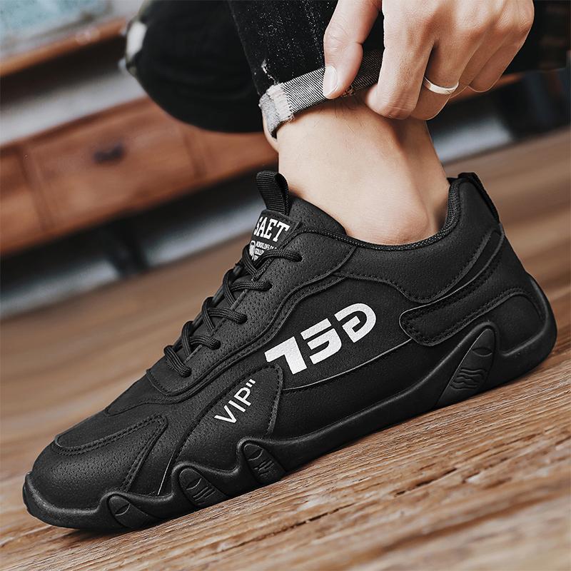 Men's Casual Sneakers Loafers Man Sneakers Sports and Leisure Leather Casual Soft and Comfortable Shoes for Men Fashion New