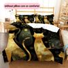Cartoon Pattern Bedding Quilt Set Quilt Cover Pillowcase Home Decoration Birthday Gift (1 * duvet cover + 2 * pillowcase, without core)
