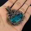 Blue Flash Labradorite Handmade Pendant, Natural Gemstone Jewelry, 999 Copper Wire Wrapped Pendant Jewelry, For Gift