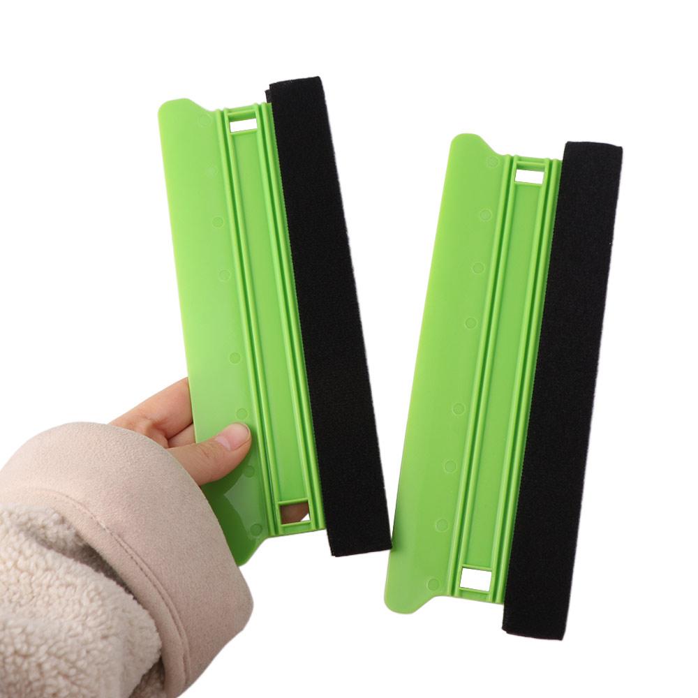 2Pcs Felt Edge Window Tint Felt Squeegee Scratch-Free Vinyl Decal Applicator  Auto Sticker