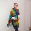 Imitation Cashmere Scarf for Women Winter  Men's Scarf  Autumn and Winter Thick Wool Tassel  Versatile New Plaid Scarf
