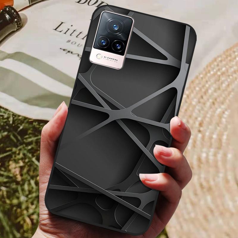 For Vivo V21 5G Case V 21 Silicon Back Cover Phone Case for Vivo V2050 VivoV21 5G Cases Soft Bumper Coque for Vivo V21 5G Fundas