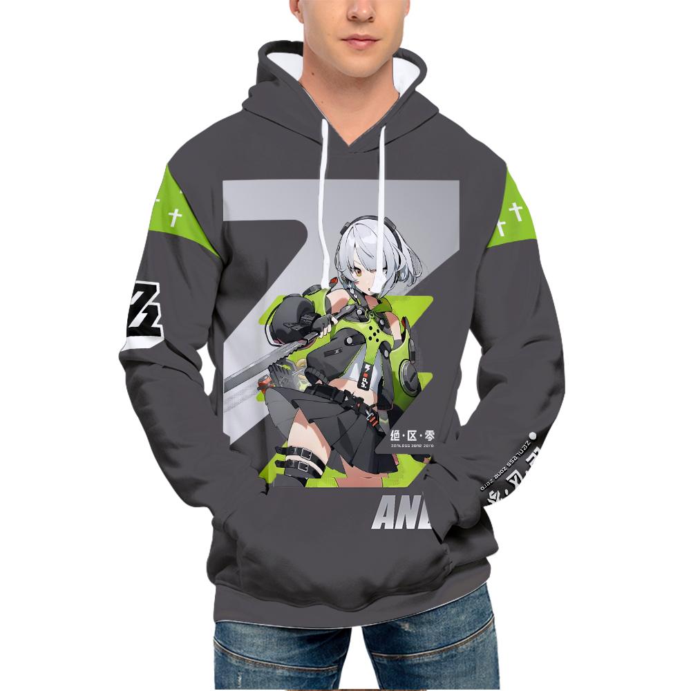 Fashion for Fans of Zenless Zone Zero Anime Printed Sweatshirt Outdoor Sport Cosplay Pullovers Hoodie Cosplay Costume