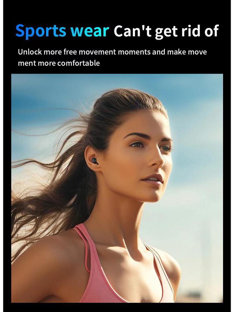 J30 Bluetooth 5.3 Wireless TWS Earbuds with Touchscreen Display - Hot Selling Sports Earbuds.