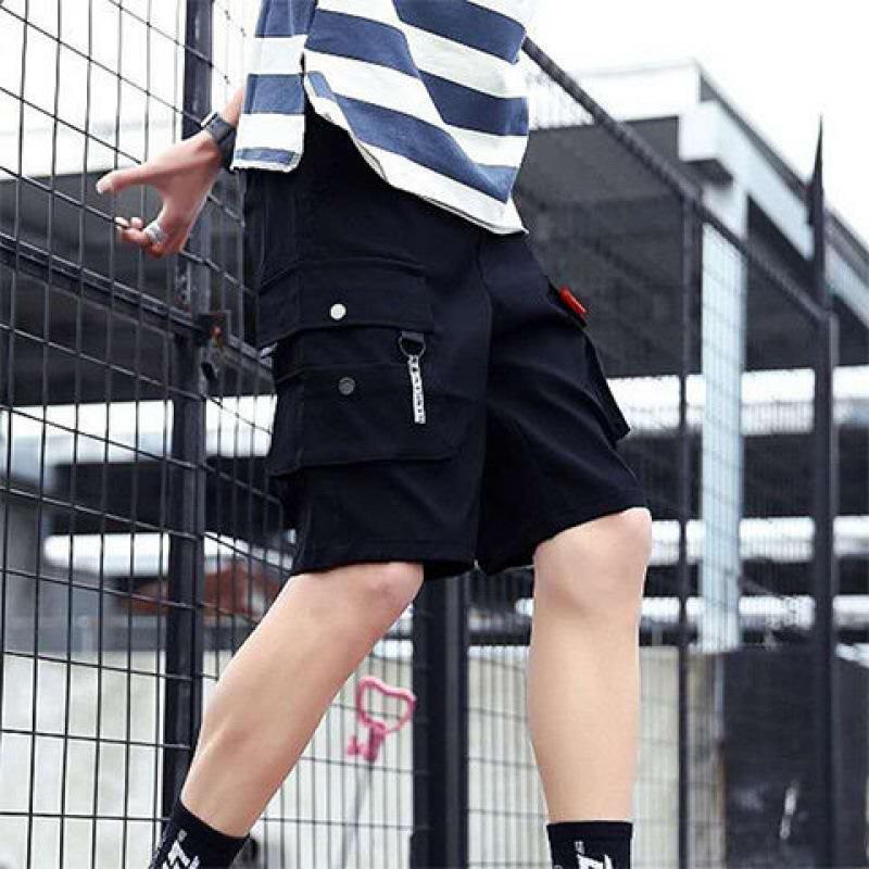 2021 Summer Men's Japanese Workwear & Korean Fashion Loose Casual Shorts