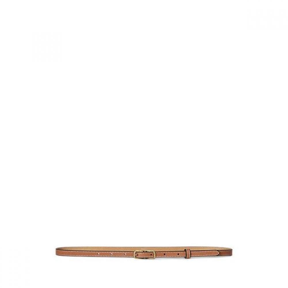 Polo Ralph Lauren Women Double Buckle Leather Belt  Wapoblt09m20128200 XS