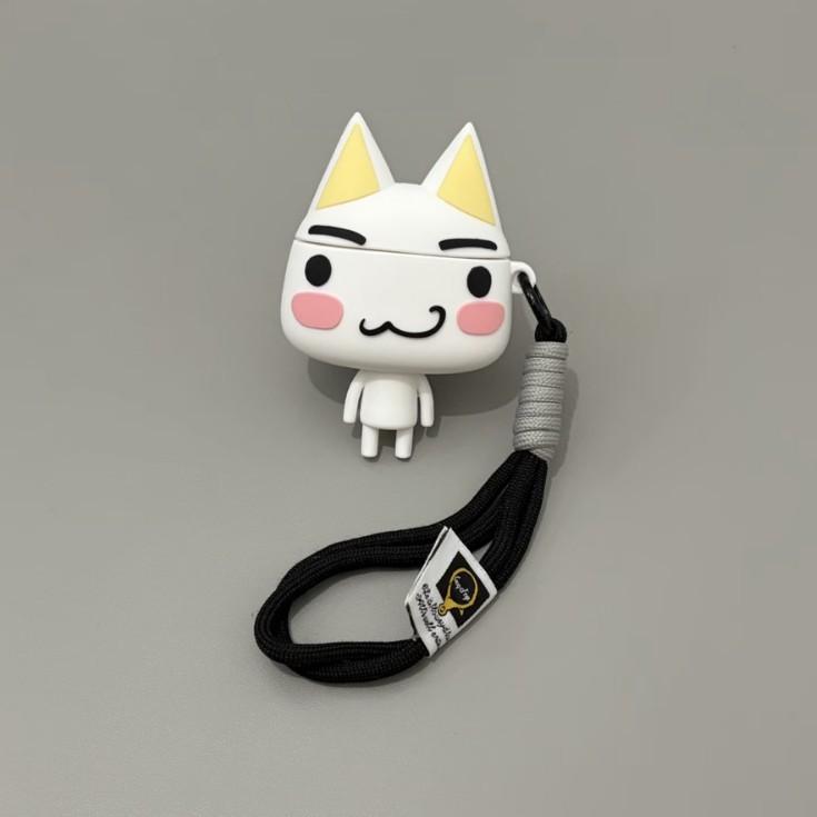 Cute Doro Cat AirPods Pro1 Apple Bluetooth Headset Case 1st Generation Cartoon Protective Case for Pro1 Moe