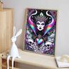 Disney 5D DIY Diamond Painting Evil Queen Illustration Full Round Diamond Mosaic Cartoon Cross Embroidery Art Painting Home Decor