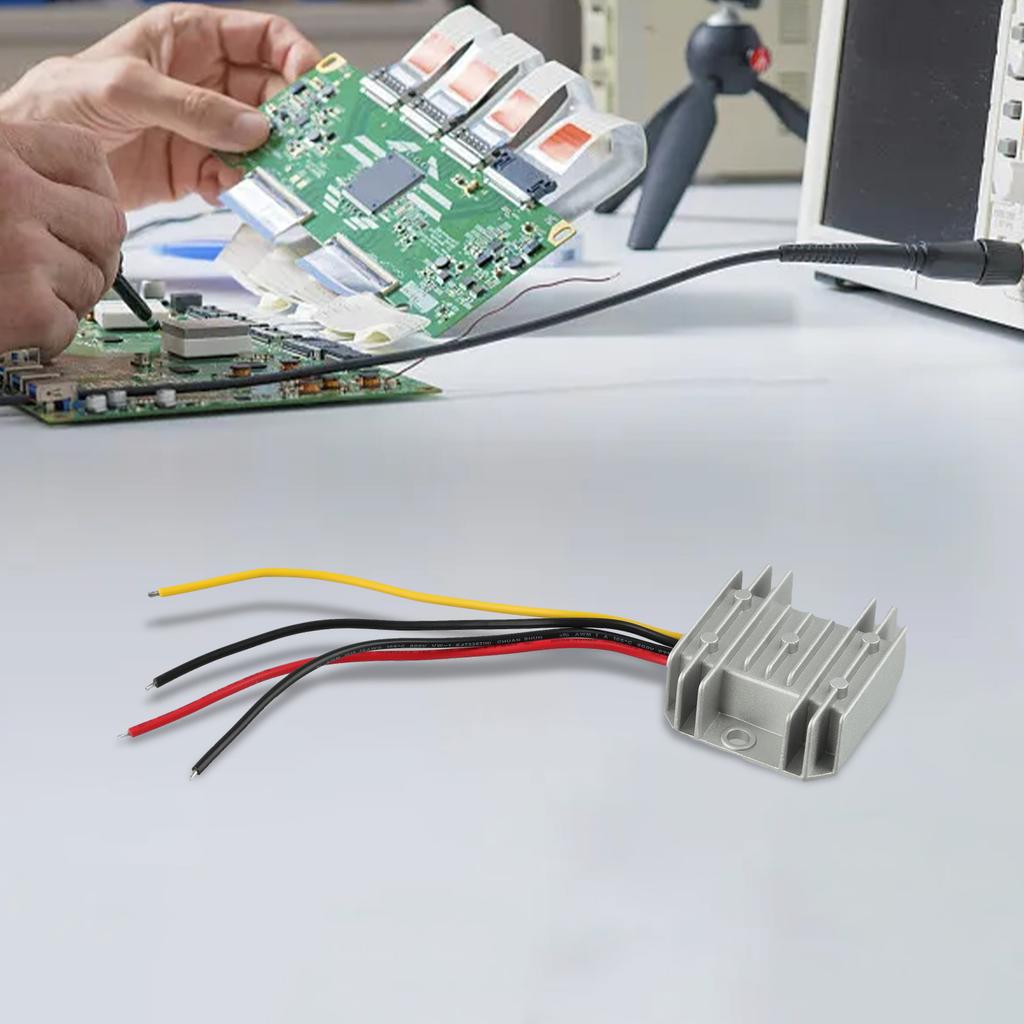 Power Converter Regulator for Efficient Voltage Conversion from 12V/24V to Safe 5V Output IP68 Rated Protection