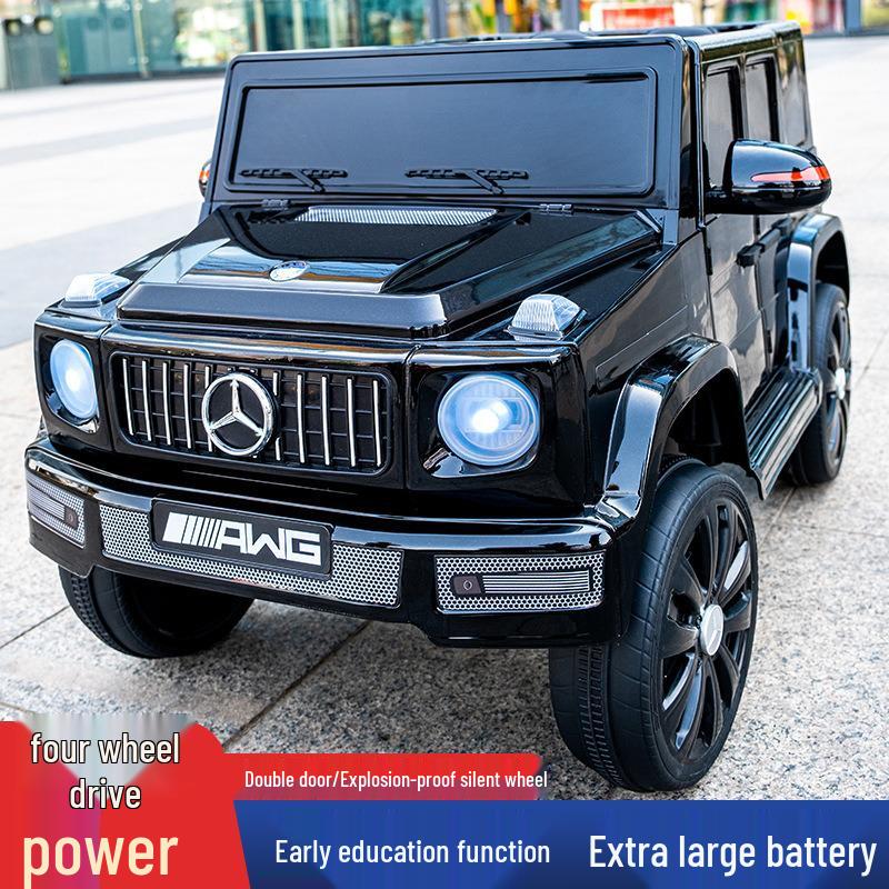 Mercedes-Benz G-Class Kids' Electric Off-Road Car with Remote Control, Suitable for Boys and Girls - Large Four-Wheel Drive, Ride-On Vehicle.