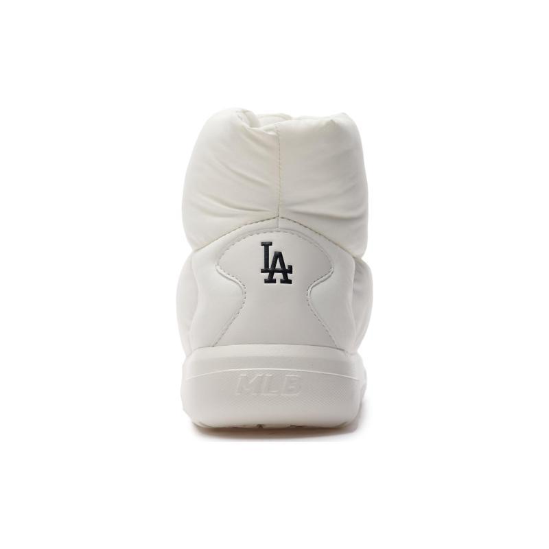 MLB Chunky Classic A FLEECE Bouncer Thermal Waterproof Short Snow Boots Women's White Sneakers 3AWBBPB36-07WHS
