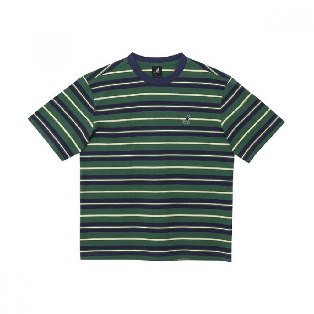 Kangol Friendly STripe T shirT 2769 Green M