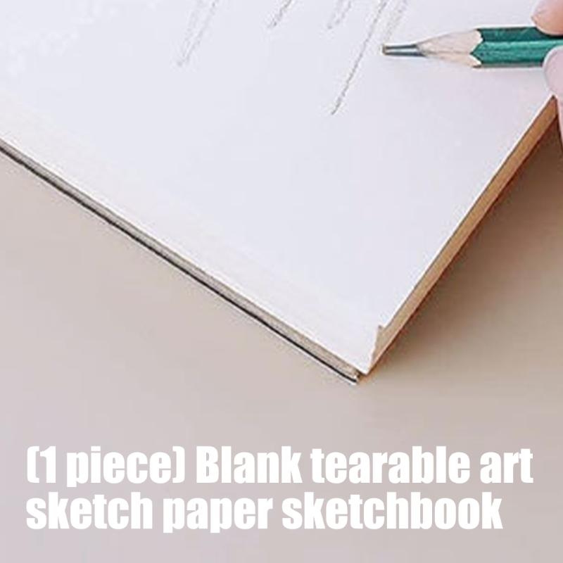 Portable Hardcover Sketchbook Coil Binding Drawing Pad Tearable Pages For Artists Beginner Outdoor Sketching Doodling