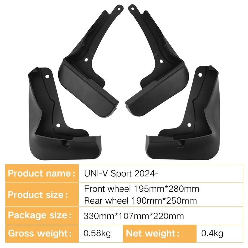 Mudflaps Mudguards Fit for Changan Univ UNI-V Sport 2024 Mudguards Tire Fenders Mud Flaps Wheel Guards Accessories 4xTyre