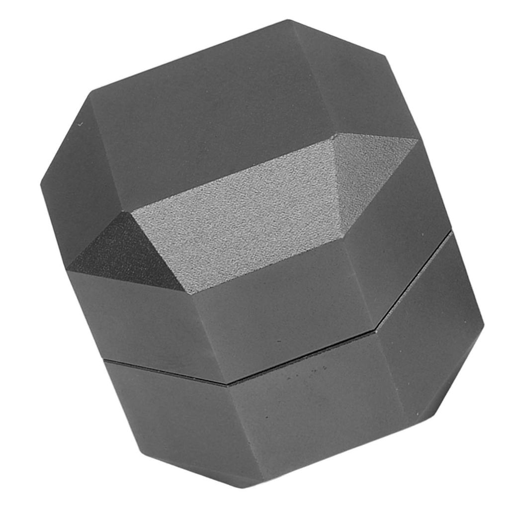 Octagonal Billiard Chalk Storage Box 2 Layer Aluminum Chalk Holder Billiard Accessories for Sports Black