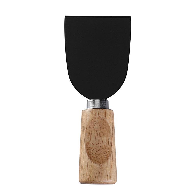 Stainless Steel Cheese & Pizza Knife with Rubber Wood Handle