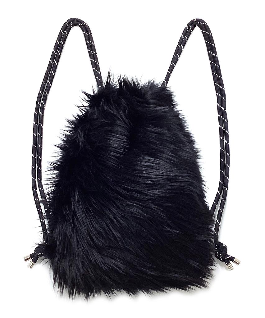 Other-Worldly Ribbon Gym Sack [Black Fur]