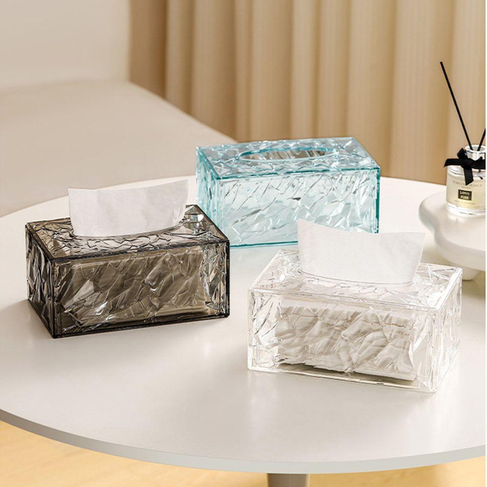 Dust Resistant Wipes Container Large Capacity Desktop Tissue Dispenser Facial Tissue Holder Home