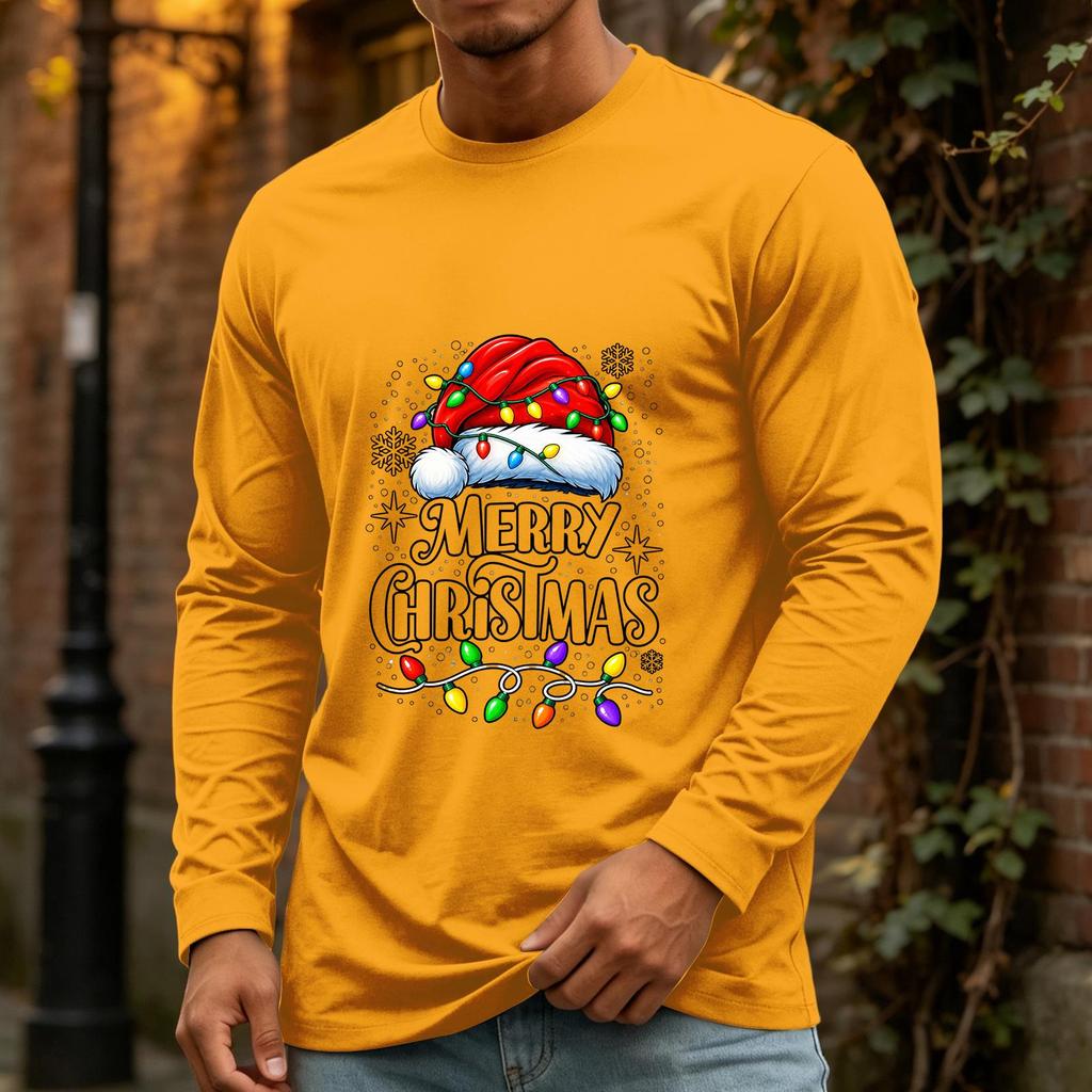 Men's Christmas Casual Long Sleeve Neck Top