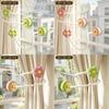 Modern Minimalist Plastic Shower Curtain Hook With Suction Cup For Bathroom Organizer