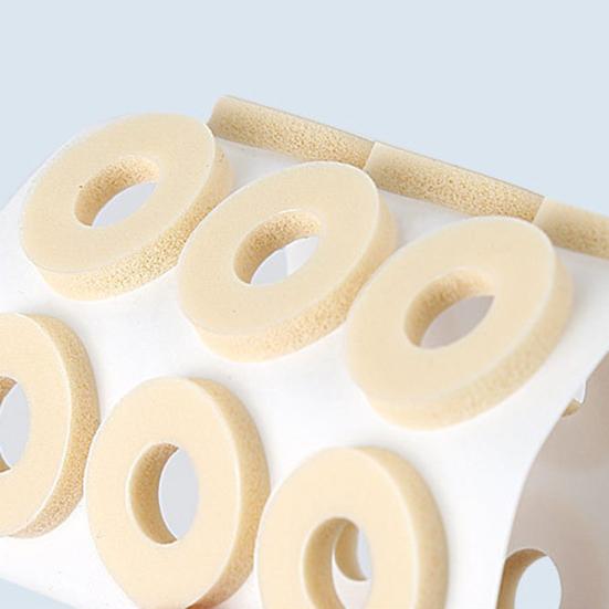 Hühneraugen-Fußpflaster, Haftende Weiche Atmungsaktive Latex-Schwielenpolster, Schmerzlinderndes Fußpflegepflaster zum Gehen und Trainieren