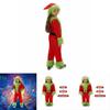 Grinch Weihnachtskostüm Für Kinder Mit Weichem Polyesterstoff Für Feiertagsaufführungen Perfekt