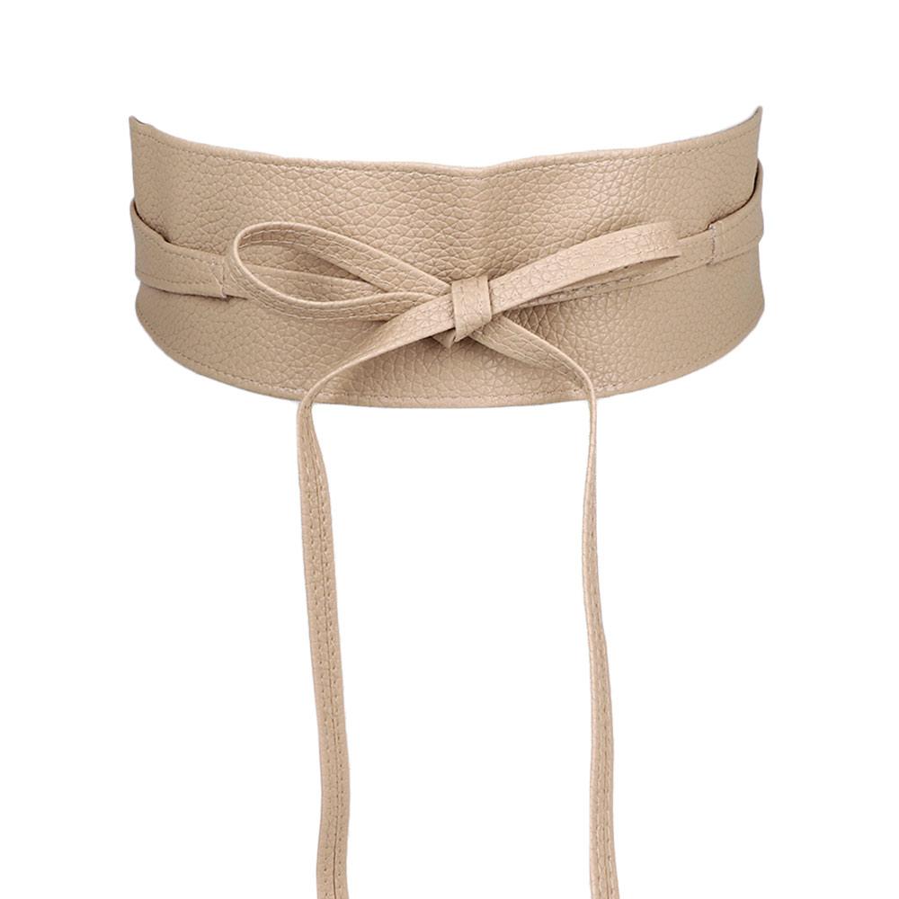 for Female Elegant Bow Belt Dress Belt Ladies  Girls Belt Wide Self Tie Wrap Around Waist Band