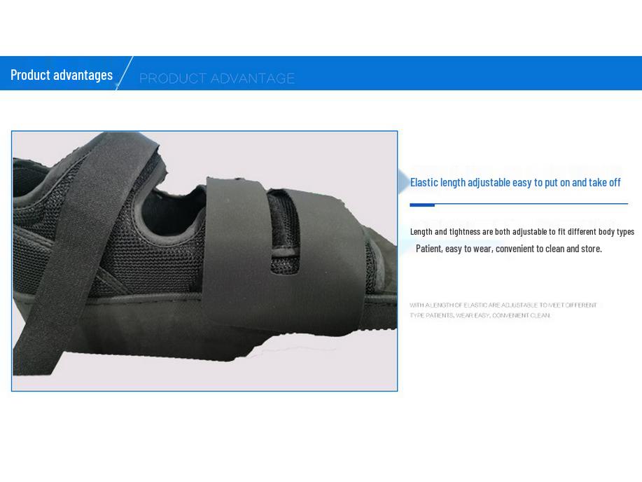 Square Toe Forefoot Surgery Recovery Shoe - Breathable Pressure Relief & Fracture Support