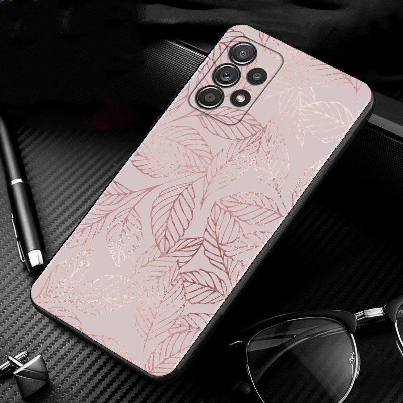 Beautiful Rose Bling Picture Case For Samsung Galaxy A51 A71 A41 A31 A11 A01 A12 A21s A52 A32 A02s A72 A22 A51 5G A02 F42 Shell