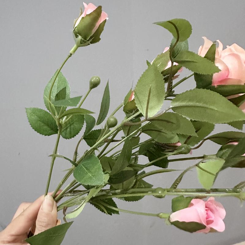 Elsa Rose: Multi-Head Faux Rose Bouquet for Home Decor & Wedding Displays