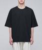 MUSINSA STANDARD Ponte Dolman Sleeve Oversized T-Shirt [Black]