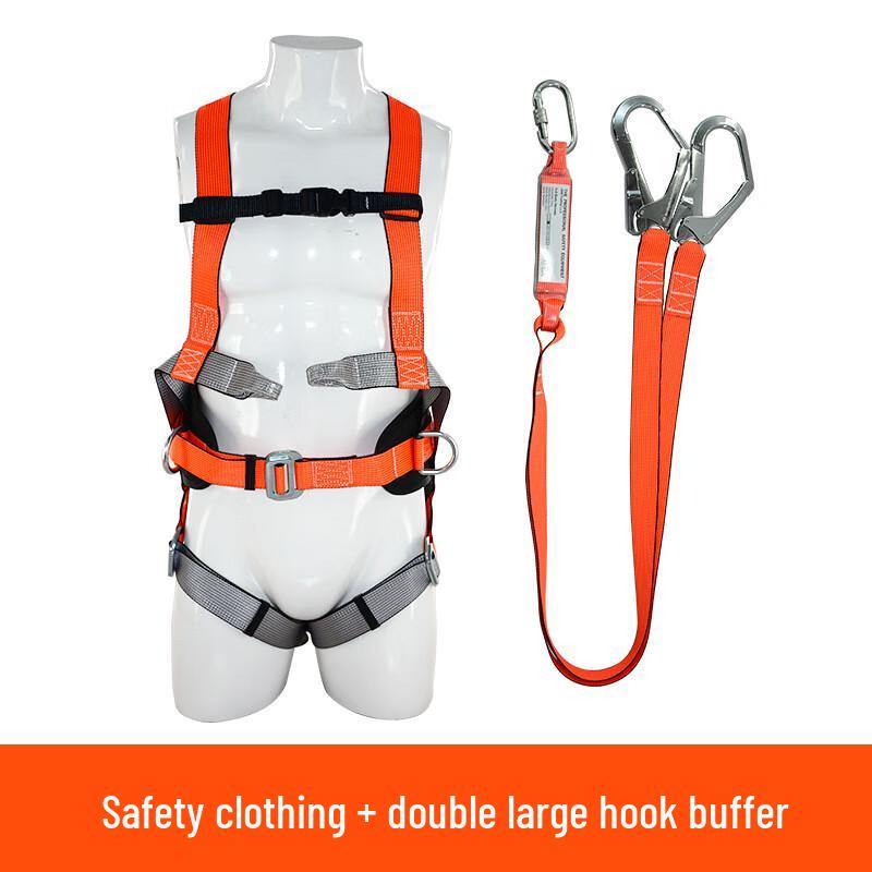 

UOSU Five-Point High-Altitude Work and Climbing Safety Harness One Size
