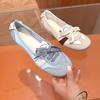 [Armano] 2025 Summer Shallow Mouth Flat-bottomed Ballet Style One Pedal Simple and Versatile Mary Jane Dexun Single Shoes