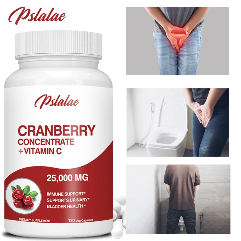 Pslalae - Cranberry Concentrate Vitamin C - 25,000 mg Benefits of Fresh Cranberries - Urinary Health