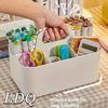 Mark Pen Storage Box Hand-held Large Capacity Children's Desk  Watercolor Painting Brushes Pencils Stationery
