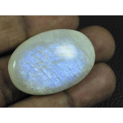 23X36X06MM Natural Moonstone Fire Caystal Oval Cabochon Loose Gemstone G-141