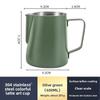 Sharp-mouthed Decorative Pitcher with Thickened 304 Stainless Steel Coffee Frothing Cup - Professional Coffee Machine Milk Frothing Cup