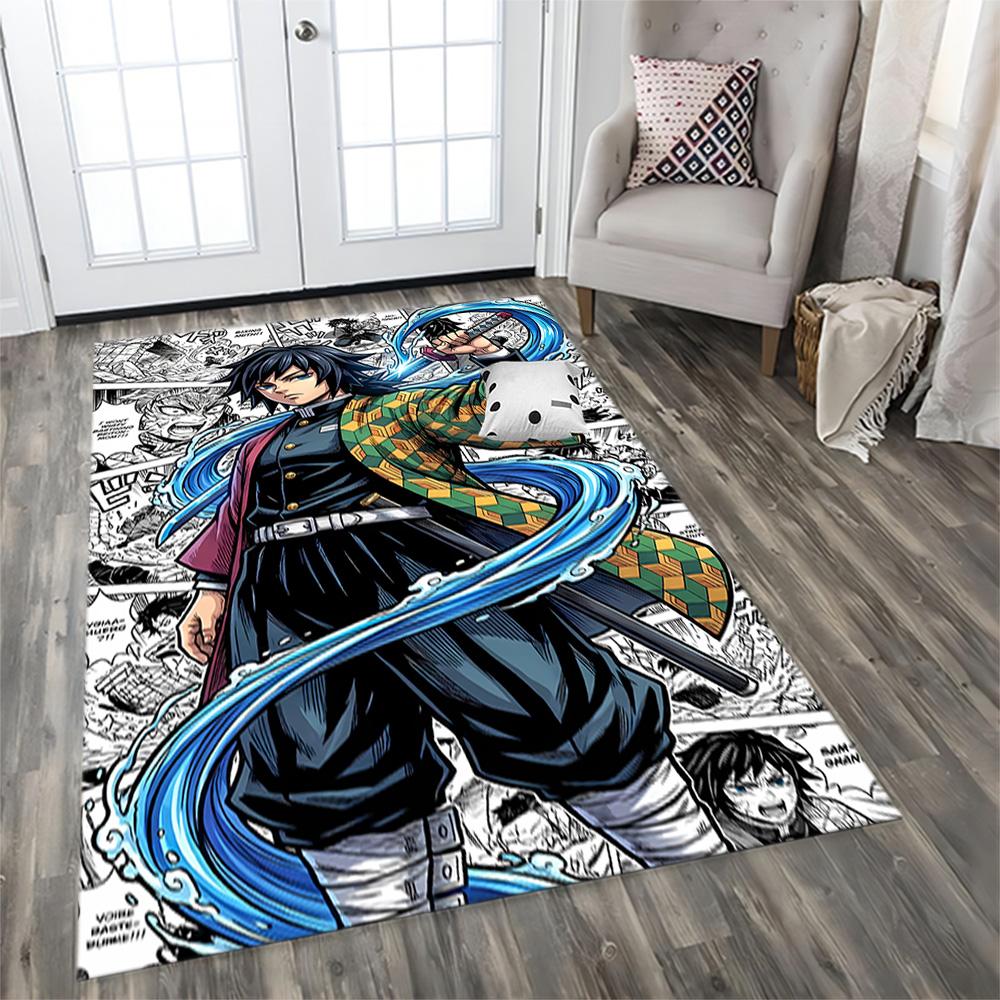 Demon Slayer rug for Living Room rug, Bedroom, Study Room, Hallway Decoration, Perfect for Home Decoration or Holiday Gifts