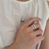 PANJBJ 925 Sterling Silve Butterfly Extreme Ring for Women Girl Gift Zircon Korean Simplicity Adjustable Jewelry Dropshipping