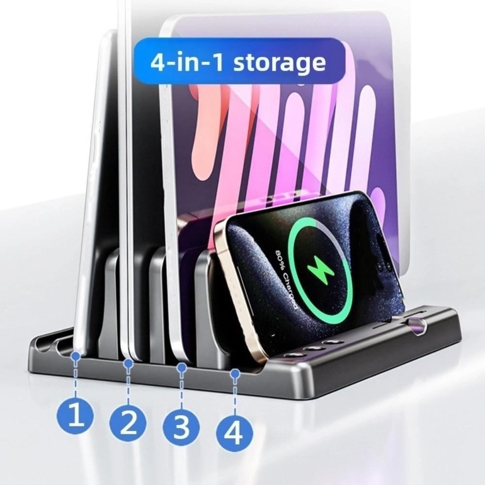 Save Space Universal Tablet Stand Adjustable Scalable Width Laptop Stand Plastic Portable Notebook Stand Office Desk