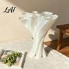 Decoratieve Tuinornamenten voor Balkon Gedraaide Bloemenvaas 3D Geprinte Onregelmatige Vazen Tafeldecoratie Stijlvolle Kamerdecoratie Slaapkamer Moderne Vaas