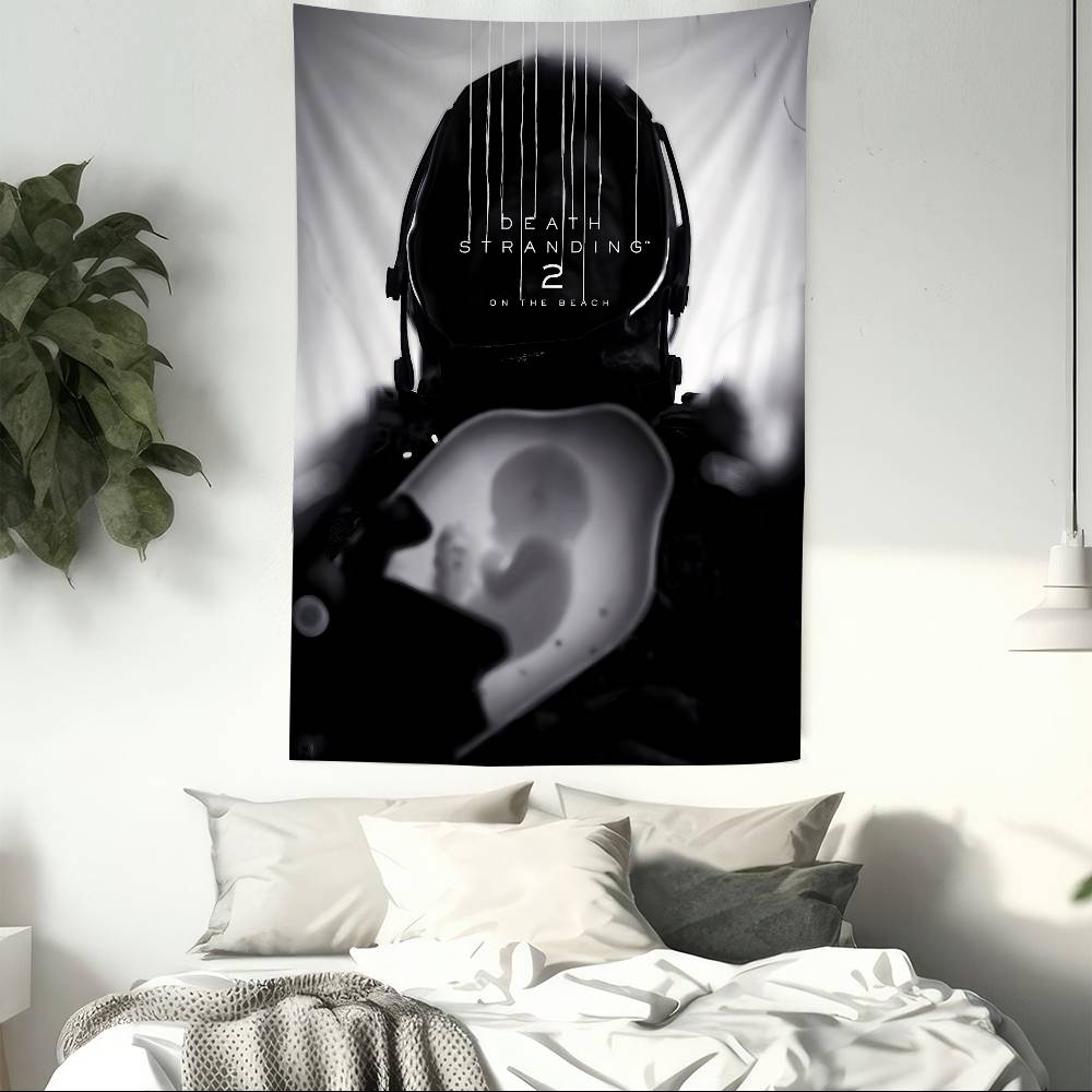 

Game Death Stranding 2 On the Beach Wall Tapestry Home Decoration hippie bohemian decoration divination INS Home Decor 74x94cm(29x37in)