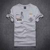 Man Tees Air Force One Mens Embroidered Short Sleeve Tshirt Casual Cotton Tee For Men