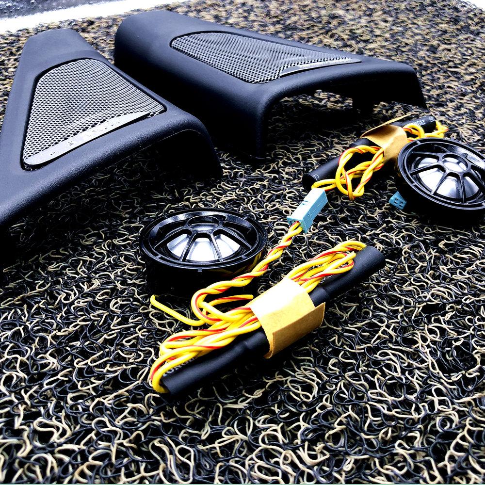 Car Front Door Speaker for Bmw F10 F11 Series High Quality Audio Trumpet Tweeter Cover Head Treble Horn Frame Decoration