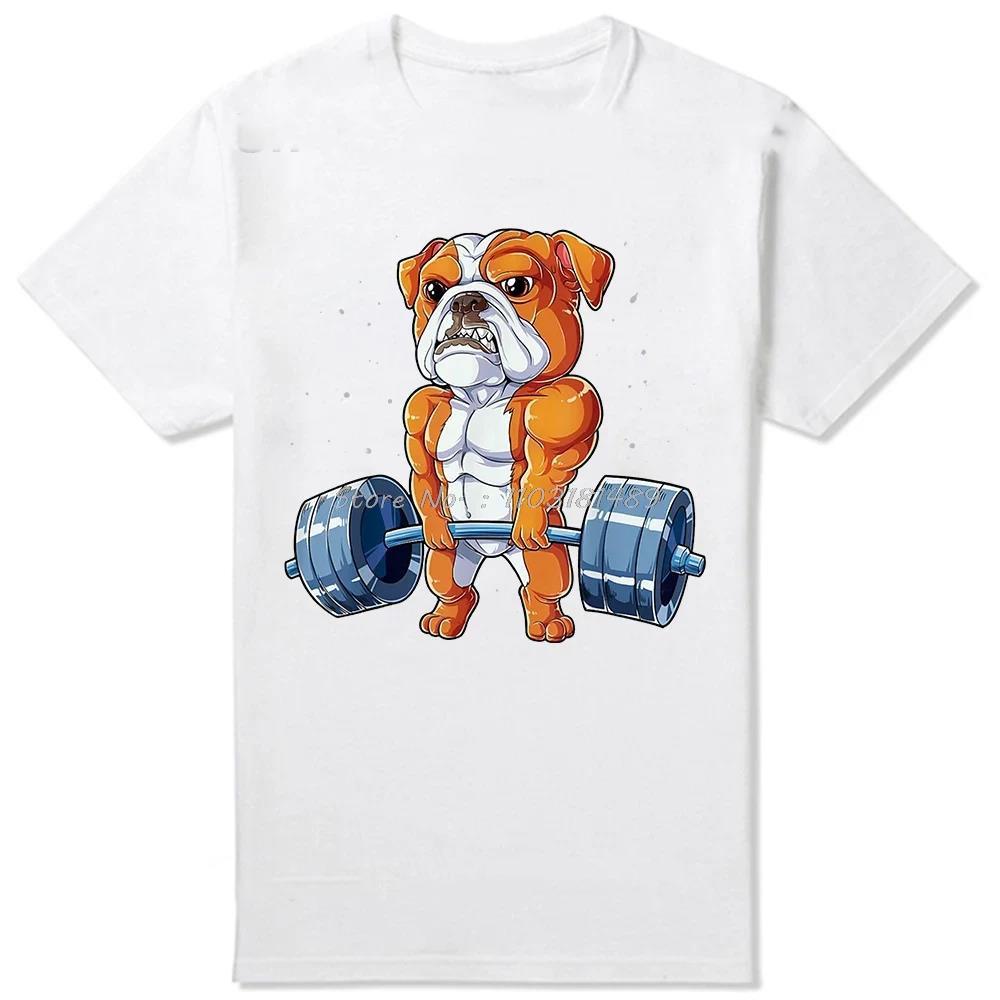 English Bulldog Yoga Puppy Poses O-Neck T Shirt Dog Lovers Black Graphic Cotton Streetwear Short Sleeve Birthday Gifts T-shirt