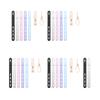 30Pcs Silicone Cable Ties Reusable Cable Management Organizers for Bundling and Fastening Cable Cords Wires Enduring